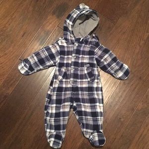 Fleece winter one piece